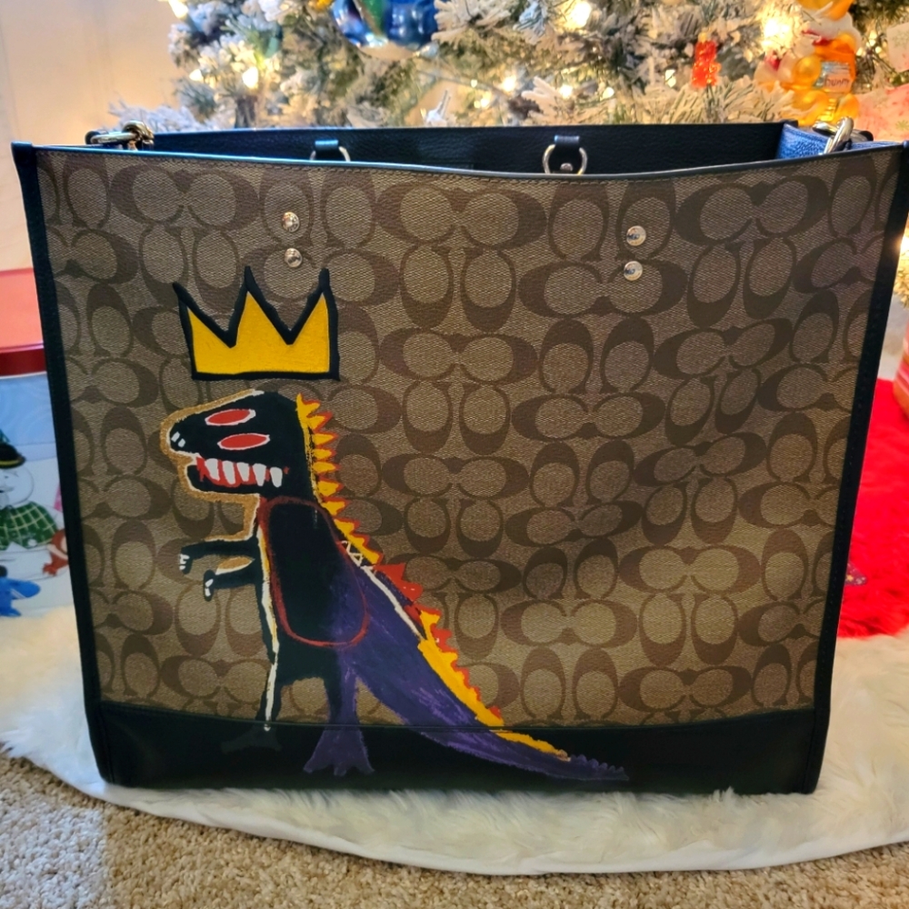 Coach Depsy Tote 40 Rexy Basquiat